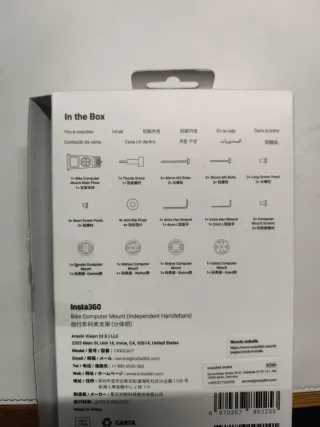 Soporte Insta360 para bicicleta