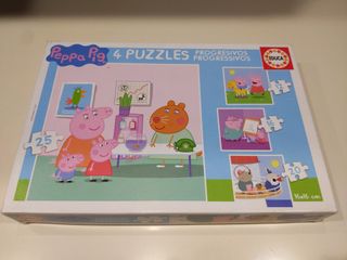 Lote Puzzles Peppa Pig Educa y Clementoni