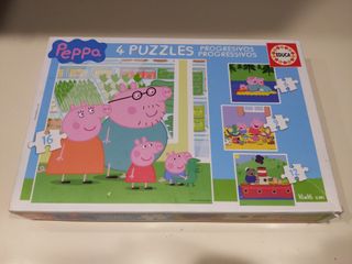 Lote Puzzles Peppa Pig Educa y Clementoni