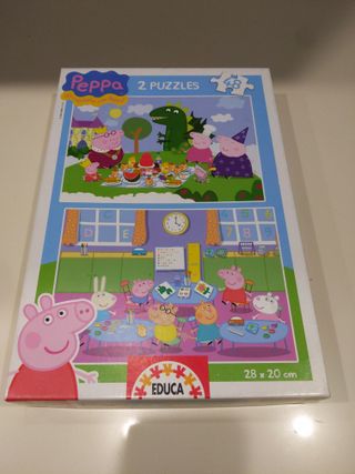 Lote Puzzles Peppa Pig Educa y Clementoni
