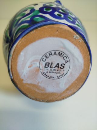 Jarra cerámica Fajalauza antigua