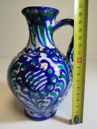 Jarra cerámica Fajalauza antigua