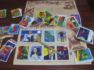 MONSTRUOS ALBUM Y COLECCION CROMOS A PEGAR.LEER.