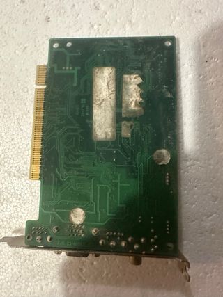tarjeta PCI antigua real mágica TV decoder