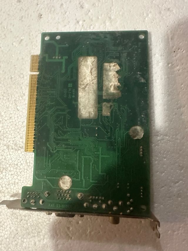 tarjeta PCI antigua real mágica TV decoder