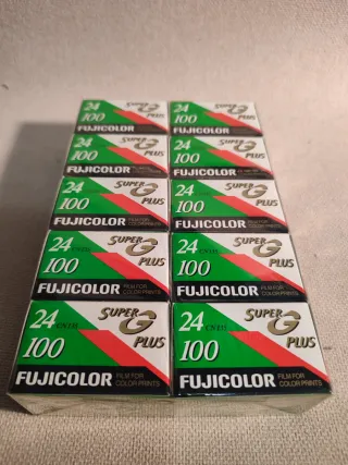 Pack 10 Películas Fujicolor Super G Plus 100