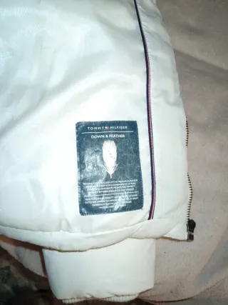 Abrigo blanco niña con capucha