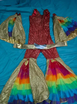 Disfraz niña (arcoíris, comparsa, brasileña, etc.)