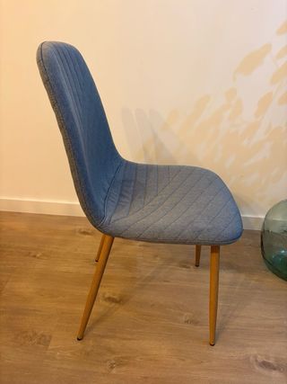 4 Sillas de Comedor Tapizadas