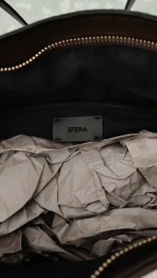 Bolso Shopper Sfera Marrón