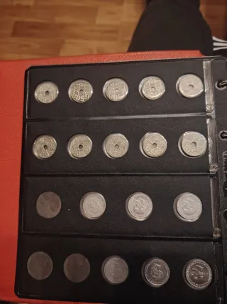 16 monedas 50 céntimos 1949, 1963, 1966