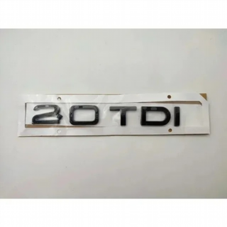 Emblema Logo AUDI 2.0 TDI negro