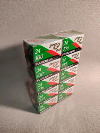 Lote 10 carretes Fujicolor Super G Plus 100