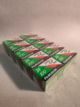 Lote 10 carretes Fujicolor Super G Plus 100