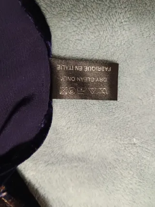 Chal de seda y terciopelo estampado