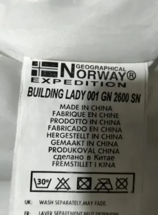 Chaqueta Geographical Norway Blanca