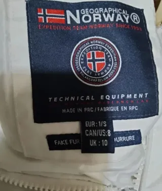 Chaqueta Geographical Norway Blanca