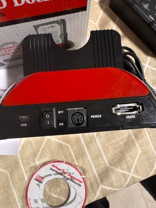 ESTACION USB 3.0 para DISCOS HDD SATA WINDOWS MAC
