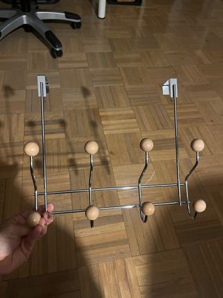 Colgador de puerta con 6 ganchos