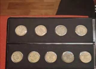 29 Monedas 1 Peseta 1944, 1947, 1953, 1963