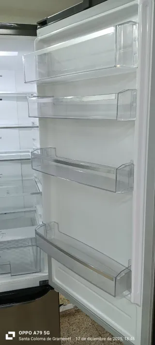 Nevera combi LG acero inoxidable NO FROST  A++