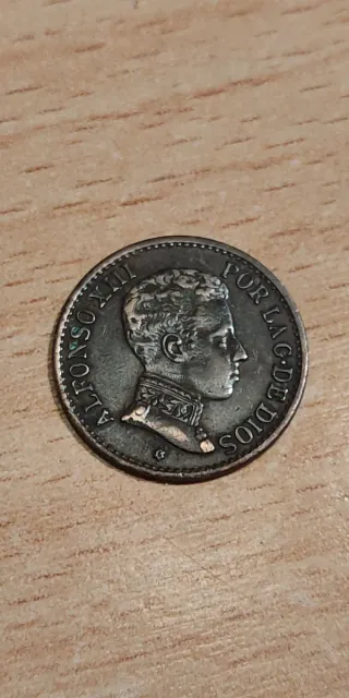 Moneda de 1 Céntimo del año 1906