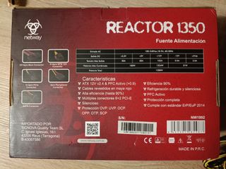 Fuente Alimentación Netway Reactor 1350W