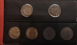 4 Monedas 2'5 Pesetas 1953 (*19*54,*56,*70,*71)