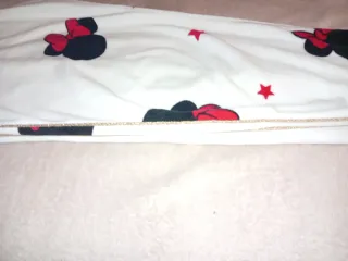 Pijama niña Minnie Mouse blanco y rojo