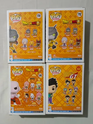 POP Dragon Ball 1701 1702 1285 1632 bundle mix
