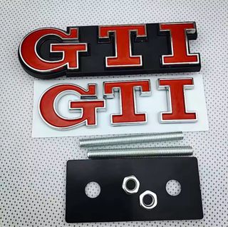 Pack Emblemas GTI Rojo nuevos