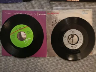 Mike Oldfield, lote de 6 singles vinilo 45 rpm 7"