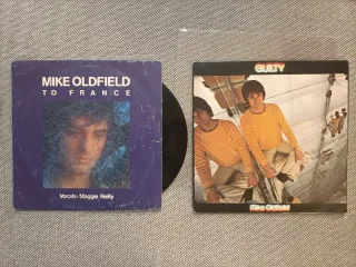 Mike Oldfield, lote de 6 singles vinilo 45 rpm 7"