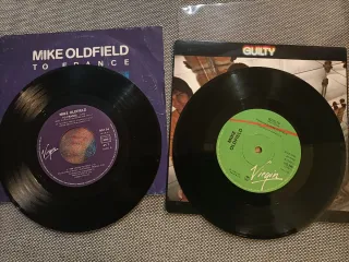 Mike Oldfield, lote de 6 singles vinilo 45 rpm 7"