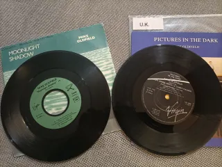 Mike Oldfield, lote de 6 singles vinilo 45 rpm 7"