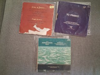 Mike Oldfield, lote de 9 singles vinilo 45 rpm 7"