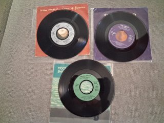 Mike Oldfield, lote de 9 singles vinilo 45 rpm 7"