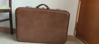 Lote 2 Maletas Vintage Marrones