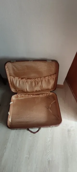 Lote 2 Maletas Vintage Marrones