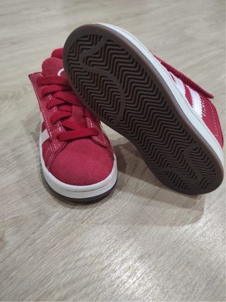 Adidas Campus Vermelho Tamanho 26 e 1/3