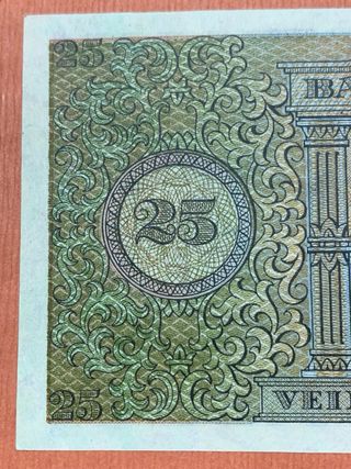 Billete 25 Pesetas Banco de España 1938