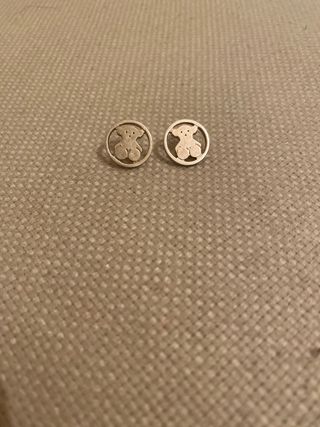 Pendientes Tous Plata Oso
