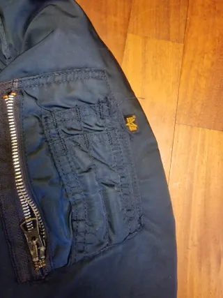 Giacca Alpha Industries Arancione Nera