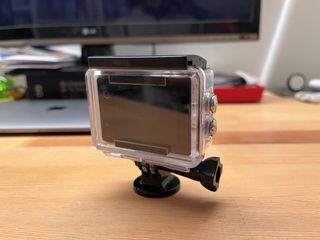 Cámara Deportiva 4K doble pantalla y accesorios