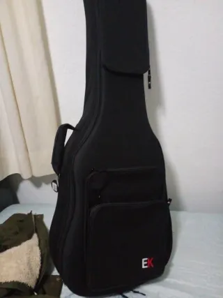 Funda Guitarra Flamenca Negra EK