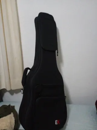 Funda Guitarra Flamenca Negra EK