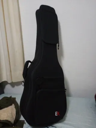 Funda Guitarra Flamenca Negra EK