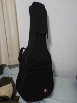 Funda Guitarra Flamenca Negra EK