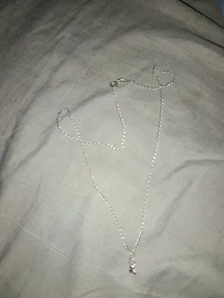 Cadena de plata 925 con osito de colgante