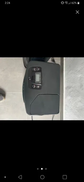 Estufa de parafina gris